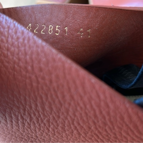 Balenciaga Brown Leather Slingback Platform Heels - Picture 9 of 14